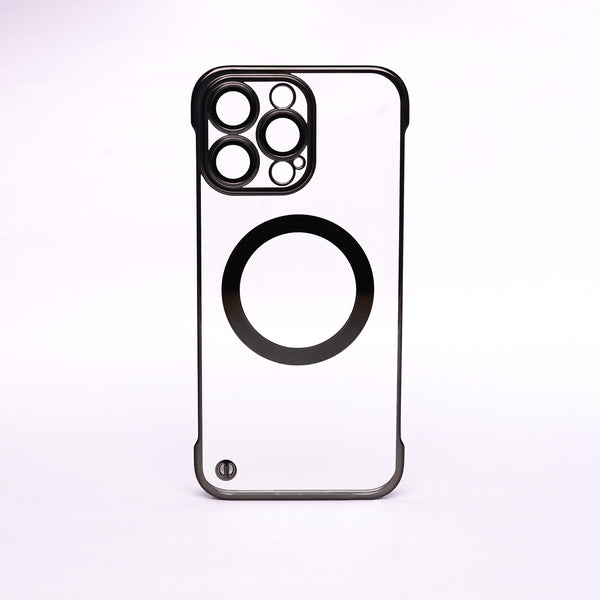 iPhone 14 series Transparent Frameless Magnetic Magsafe Slim Case
